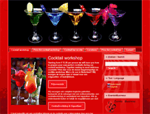 Tablet Screenshot of cocktailworkshop.org